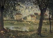 Alfred Sisley Villeneuve-la-Garenne oil painting reproduction